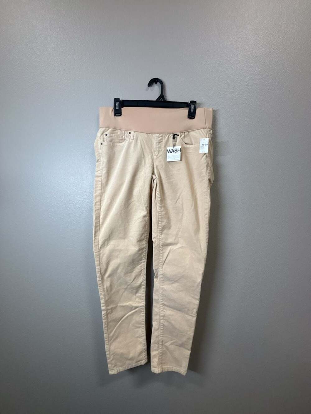 Gap Maternity 1969 Skinny Corduroy Pants Beige Size 8